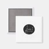 死ぬまでパーティしよう クラシック マグネット (正面/裏面)