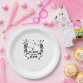 死ぬまでパーティしよう スケルトン花嫁のテーマ ペーパープレート (パーティー)