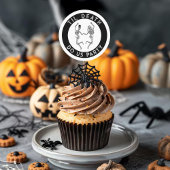 死ぬまでパーティしよう スケルトン カップル ブライズメイド ラウンドシール