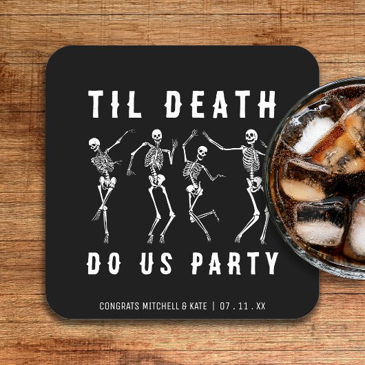 死ぬまでパーティしよう スケルトン ブラコン・ハプニング スクエアペーパーコースター