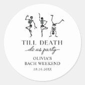 死ぬまでパーティしよう！ ブライズメイドウィークエンド ラウンドシール (正面)