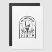 死ぬまでパーティしよう レトロな独身最後の旅デザイン (正面/裏面)