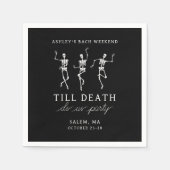 死ぬまでパーティしよう！独身最後の週末 スタンダードカクテルナプキン (正面)