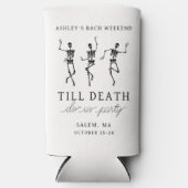 死ぬまでパーティしよう！独身最後の週末 スリム缶クーラー (正面)