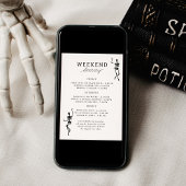 死ぬまでパーティしよう！独身最後の週末 招待状