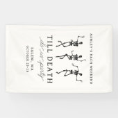 死ぬまでパーティしよう！独身最後の週末 横断幕 (横)