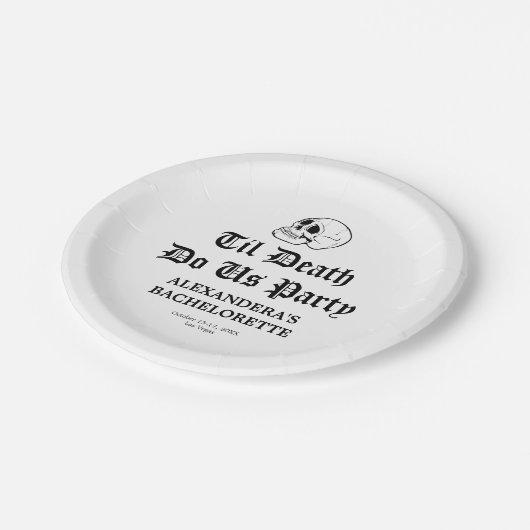 死ぬまでパーティをしよう ブライズメイドのパーティ ペーパープレート (アングル)