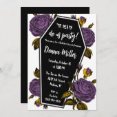 死ぬまでパーティをしよう！花嫁の最後の祭典 招待状 (正面/裏面)