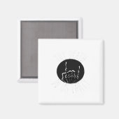 死ぬまでパーティを楽しもう クラシック マグネット (正面/裏面)