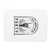 死ぬまでパーティーしよう ギフト レトロ バチェロレッテ ハロウィン マグネット (横)