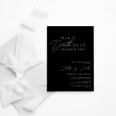 死ぬまでパーティーのリハーサルディナー 招待状