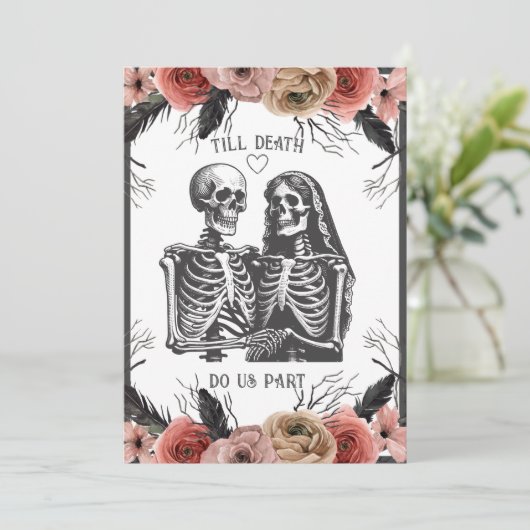 死ぬまでフローラの結婚骨格 招待状 (スタンド正面)