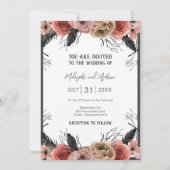 死ぬまでフローラの結婚骨格 招待状 (裏面)