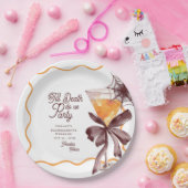 死ぬまでボウコックテール ハロウィン バチェロレッテ ペーパープレート (パーティー)