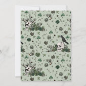 死ぬまでミスター・アンド・ミセス・スカル・グリーン・バラ 招待状 (裏面)