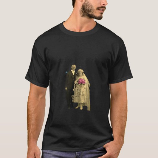 死ぬまで一緒だ メメ風 クラシックスタイル Tシャツ (正面)