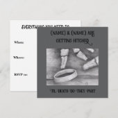 死ぬまで一緒に 招待状 (正面/裏面)