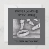 死ぬまで一緒に 招待状 (正面)