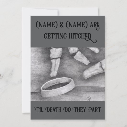 死ぬまで一緒に 招待状 (正面)