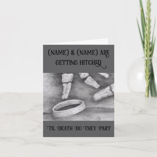 死ぬまで一緒に 招待状 (正面)