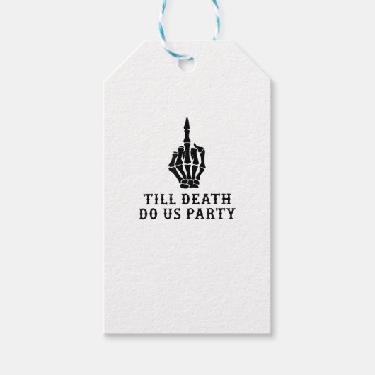 死ぬまで一緒に、死ぬまでお幸せに ギフトタグ (正面)
