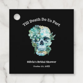 死ぬまで一緒のハロウィン ブライダルシャワー フェイバータグ
