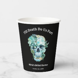 死ぬまで一緒のハロウィン ブライダルシャワー 紙コップ