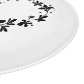 死ぬまで一緒 オーダーネーム＆結婚日 カッティングボード (角)