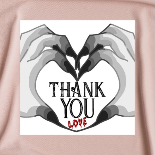 死ぬまで一緒 | カップルTYカード | カラー サンキューカード