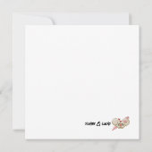 死ぬまで一緒 | カップルTYカード | カラー サンキューカード (裏面)