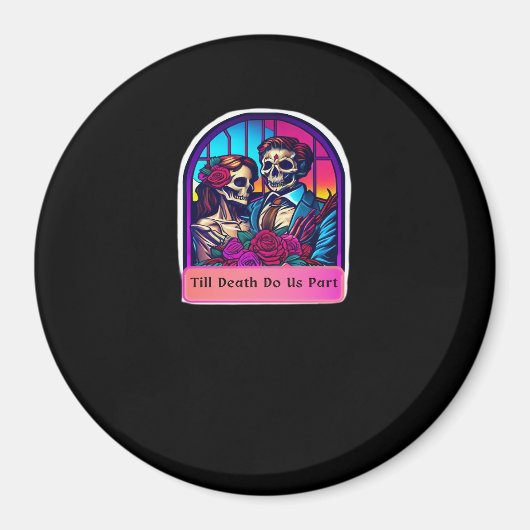 死ぬまで一緒 クラシック マグネット (正面)