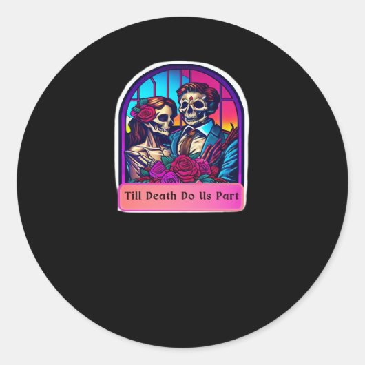 死ぬまで一緒 クラシック ラウンドシール (正面)