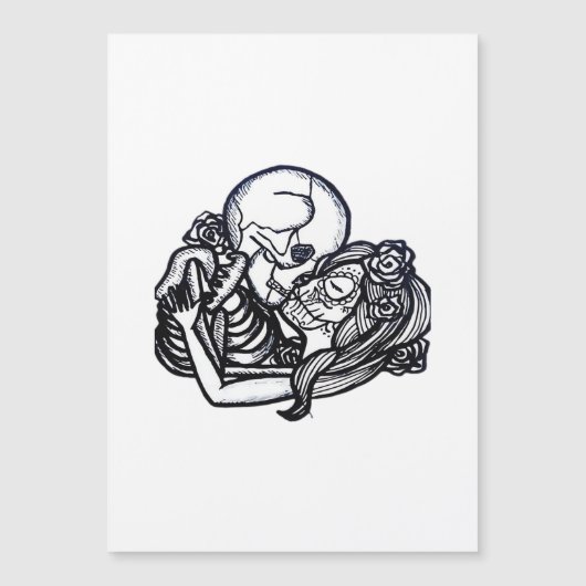 死ぬまで一緒 クラシック - 怖い骸骨スラ (正面)