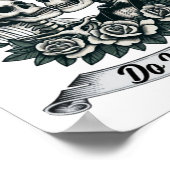 死ぬまで一緒！スケルトンの花嫁と新郎の結婚 ポスター (角)