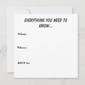 死ぬまで一緒 招待状 (裏面)