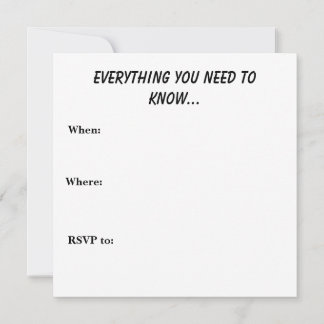 死ぬまで一緒 招待状