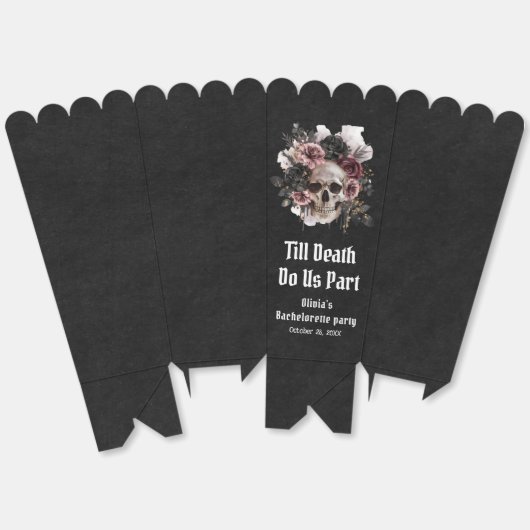 死ぬまで一緒♠️花嫁の最後の独身パーティー フェイバーボックス (見開き)