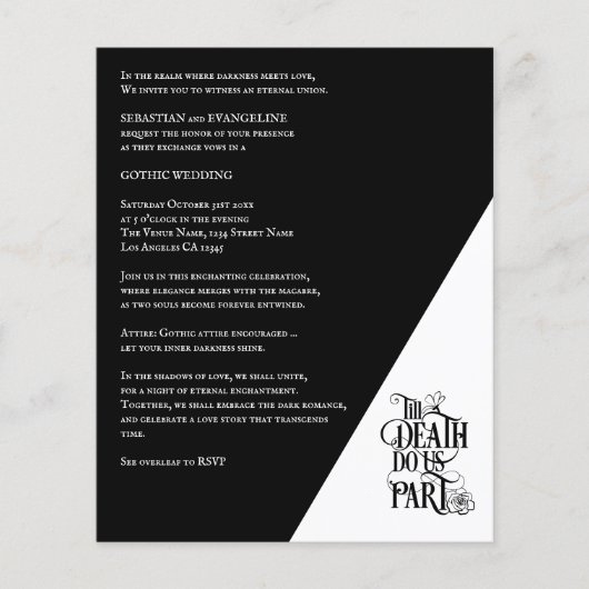 死ぬまで予算ゴシックQRの結婚一部 (正面)