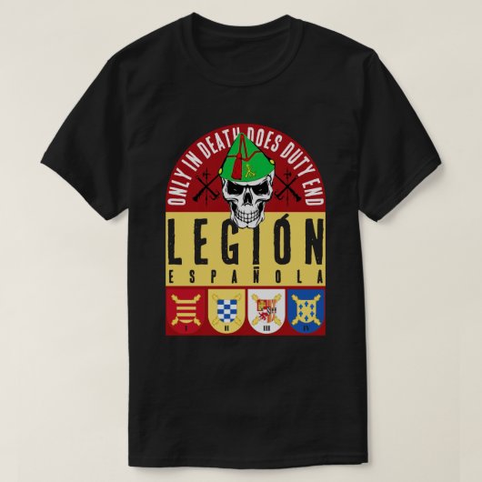死ぬまで奉仕する Tシャツ (デザイン正面)