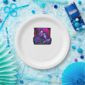 死ぬまで愛してる クラシック – 死神のロマンス ペーパープレート (パーティー)