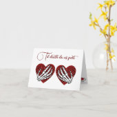 死ぬまで愛してる 折りたたみグリーティングカード カード (黄色い花)