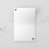 死ぬまで愛してる 折りたたみグリーティングカード カード (内部)