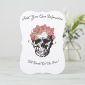 死ぬまで愛してる 結婚式招待状 招待状 (スタンド正面)