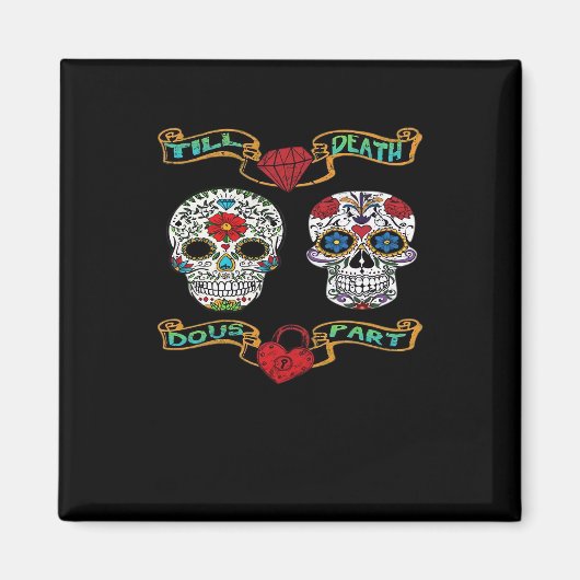 死ぬまで愛して - クラシックな呪い マグネット (正面)