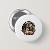 死ぬまで愛して クラシックルック 缶バッジ (正面&裏面)