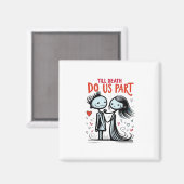 死ぬまで愛して - クラシック マグネット (正面/裏面)