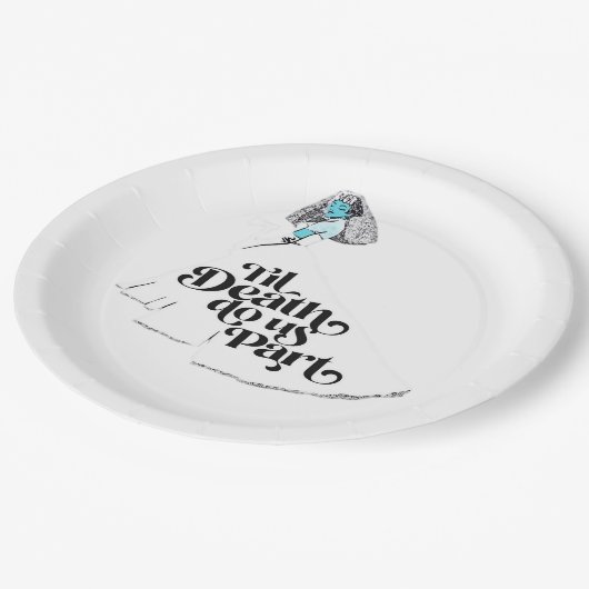 死ぬまで愛して クラシック - 怖い愛 ペーパープレート (アングル)