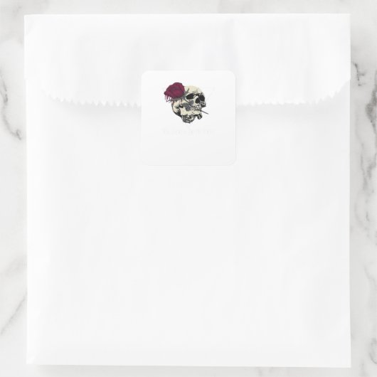 死ぬまで愛して スクエアシール (バッグ)