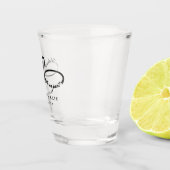 死ぬまで愛して ∞ ハート 結婚式 ショットグラス (右)
