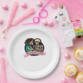 死ぬまで愛して バレンタイン アート - スプーキ キュート ペーパープレート (パーティー)